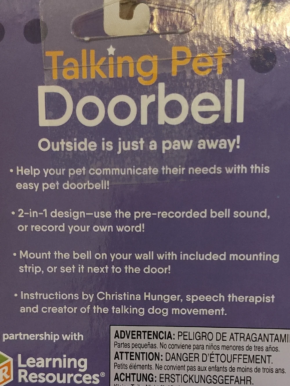 PETS: TALKING PET DOORBELL